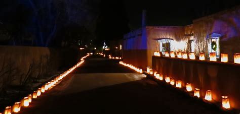 Farolito Walk On Canyon Road Adobe Oasis