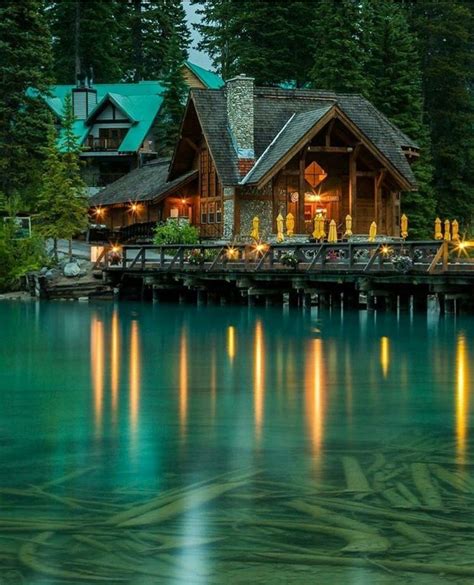 Emerald Lake Canada Husdesign Drömhus Resmål