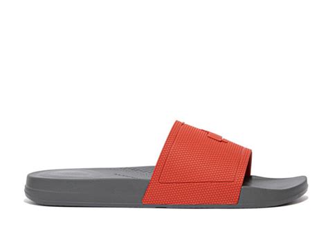 Fitflop Iqushion Mens Pool Slides Red Clay Shop Today Get It
