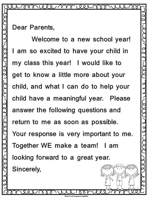 Letter To Parents From Teacher About Progress Sample Cover Letters