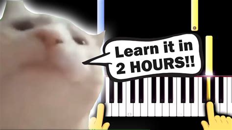 Cat Vibing To Ievan Polkka Meme Piano Tutorial Youtube