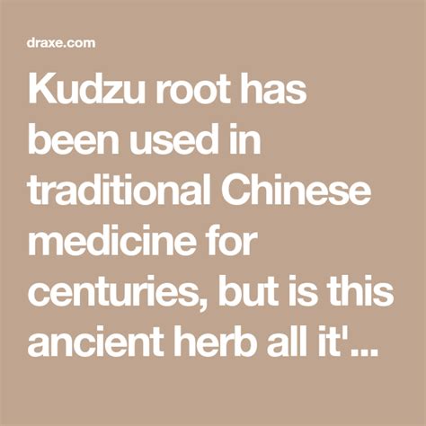 What Is Kudzu Root Health Benefits Side Effects And Risks Dr Axe