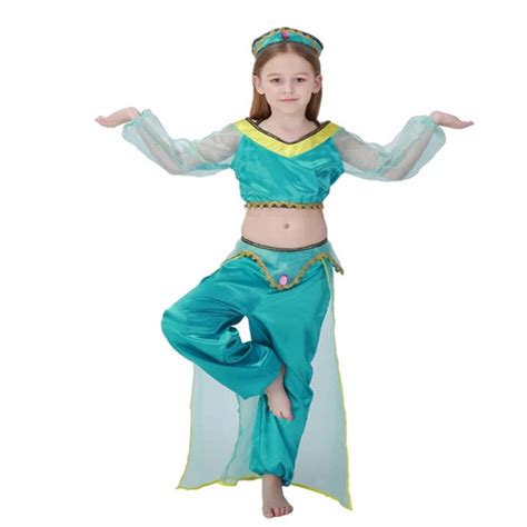 Jasmine Princess Costume Princess Dress Up Halloween Girl Princess