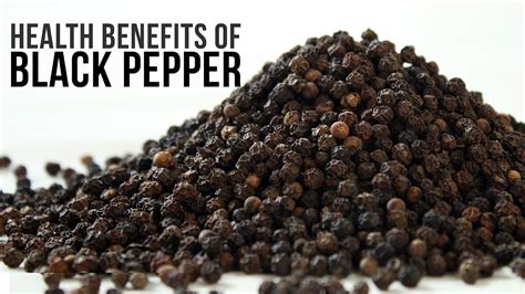 Black pepper can also help you with dandruff. Health Benefits of Black pepper - YouTube