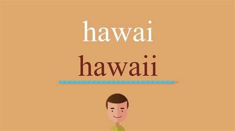 Cómo Se Dice Hawai En Inglés Youtube