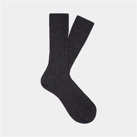 Grey Socks Dark Mens Suitsupply Socks