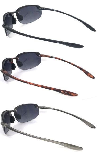 rimless inner bifocal wrap around sunglasses sports sun reader reading glasses ebay