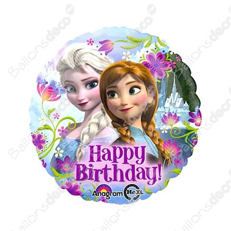 Ballon La Reine Des Neiges Elsa Anna Princesses Ballonsdeco