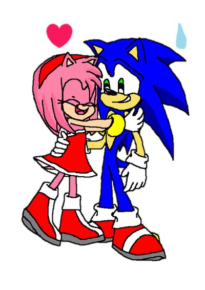 Sonic The Hedgehog And Amy Rose 2016 Sonic And Amy Fan Art 43541040