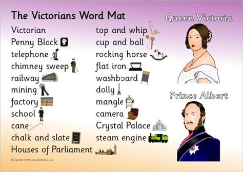 Victorians Word Mat Sb6239 Sparklebox Victorian History World