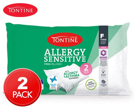 Tontine Allergy Sensitive Firm Pillows 2 Pack Au