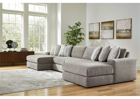 Avaliyah 4 Piece Double Chaise Sectional
