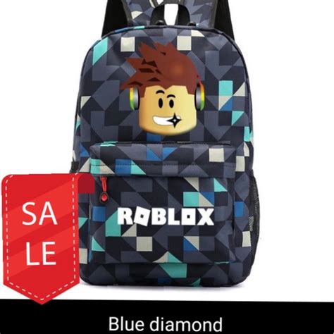 Roblox School Backpack Bag Beg Sekolah Roblox Shopee Malaysia