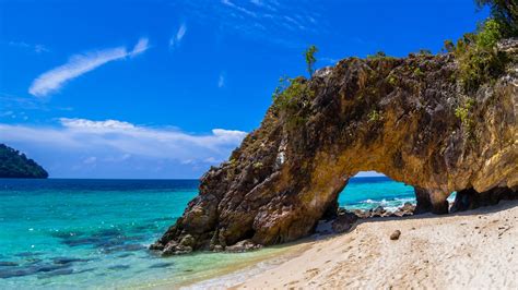 4563459 Tropical Sand Thailand Nature Beach Rock Limestone