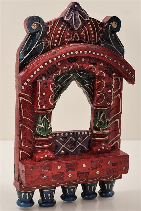 10 Small Hand Painted Decorative Jharokha Window Wood Jharokha Handmade Art Made In