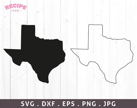 Texas Svg Texas Outline Svg State Shape Png Texas Map Etsy In 2022