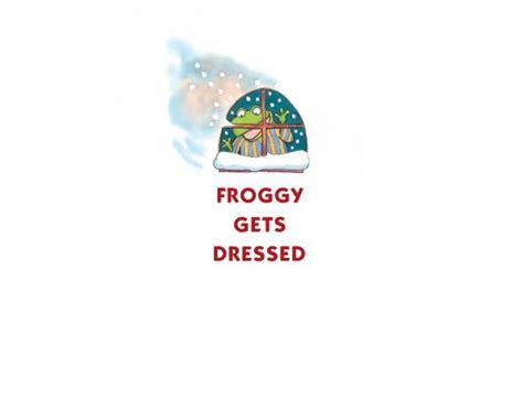Froggy Gets Dressed By Jonathan London 9780140544572 Brightly Shop