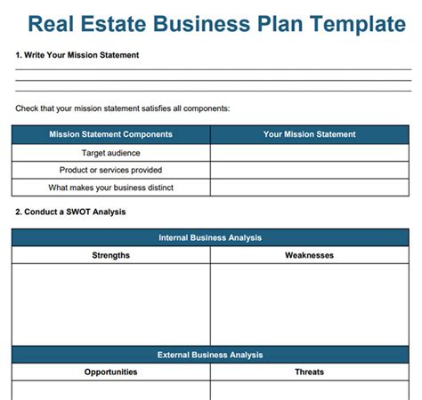 Free Real Estate Marketing Plan Template Strategy Guide