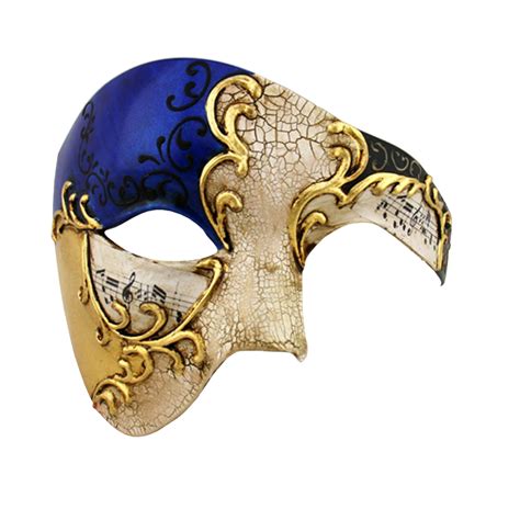 Gold Series Phantom Of The Opera Half Face Masquerade Mask Máscaras