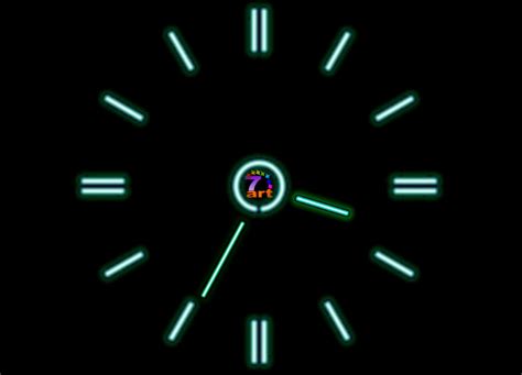 Free Download Cool Neon Clocks Time Wallpaper Desktop 213 1111x800