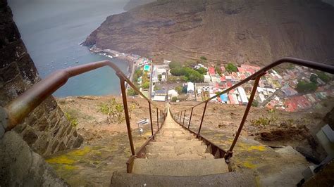Fear Of Heights Climb Scary 200 Year Old Stairs In St Helena Youtube