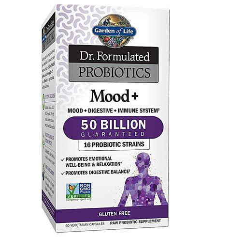 Garden Of Life Dr Formulated Probiotics Mood 50 Billion 60