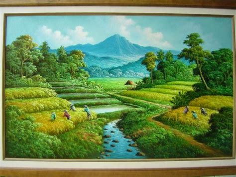 37 Contoh Lukisan Pemandangan Pegunungan Riset
