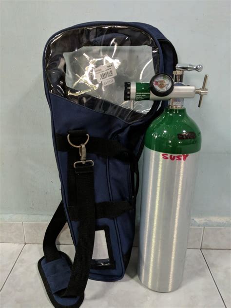 Portablev Medical Oxygen Tank With Valves Health And Nutrition Assistive And Rehabilatory Aids