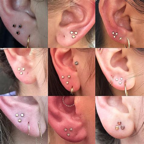 Triple Lobe Piercings Are Not Only Beautiful But Can Help With Uneven