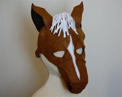 Horse Therian Mask Etsy