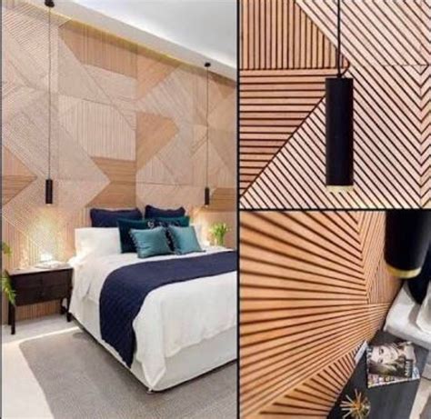 This Timber Feature Wall Is Very Much An Eye Catching Feature In The