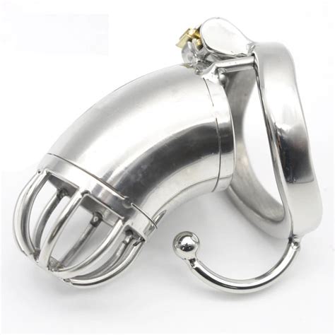 Happygo Ergonomic Design Stainless Steel Male Chastity Device Cock Cage