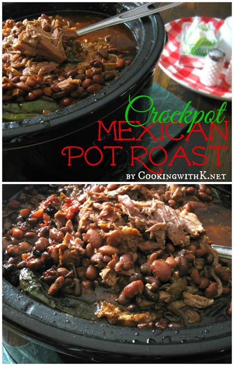 If you would prefer not to crock, you can find her stove top ham and beans here. Crockpot Mexican Pot Roast {A flavorful roast that the ...