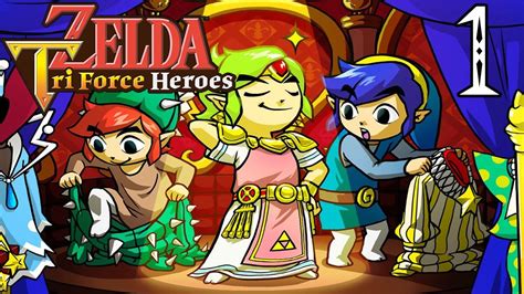 The Legend Of Zelda Tri Force Heroes Parte 1 Comienza La Aventura
