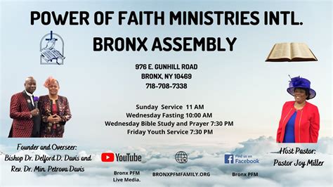 Power Of Faith Ministries International Bronx Assembly March 21 2021