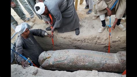 Egypt Dig Unearths 3600 Year Old Mummy Rare Sarcophagus In Luxor Cnn