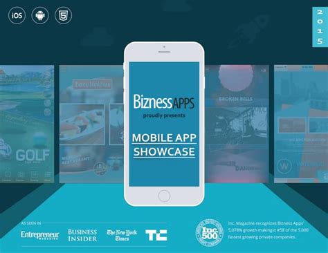 Bizness Apps Mobile App Showcase Ppt