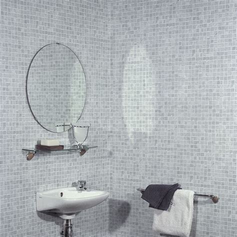 Great savings & free delivery / collection on many items. Mosaic Grey Tile Effect Panels from The Bathroom Marquee