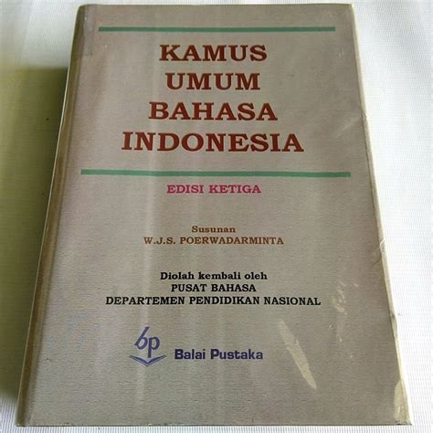 Sejarah Perkembangan Kamus Besar Bahasa Indonesia Kbbi Catatan Pringadi