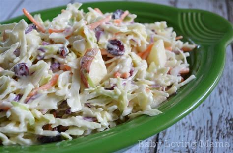 Meanwhile, mix the rice in the pan with the sliced sprouts, the onion and paste. Creamy Apple Cranberry Coleslaw Recipe | Gearing Up for ...
