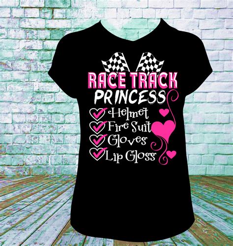 Смотрите видео racing team shirts designs онлайн. Race Track Princess T Shirt Dirt Track Racing Drag Racing