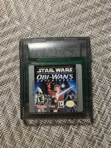 Star Wars Episode 1 Obi Wans Adventures Gameboy Color Ebay