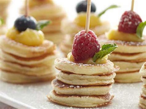 Mini Pancake Stacks - Recipes