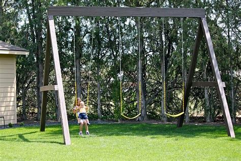 After doing some research on the best backyard swing sets out right now, we've narrowed our list down to the following top 10 swings, that we feel will make a big impact. Swinging. | Backyard swing sets, Swing set, Backyard swings