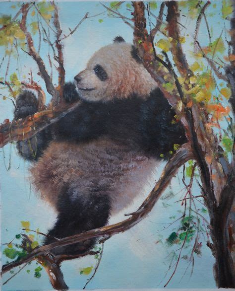 19 Adorable Giant Panda In Oil Painting Ideas Art Exhibition Panda