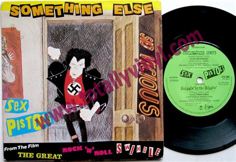Totally Vinyl Records Sex Pistols Something Else 7 Inch Picture Cover