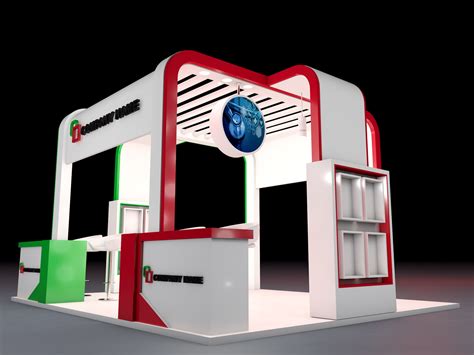 Exhibition Booth 3D Model - 6x5 M | CGTrader