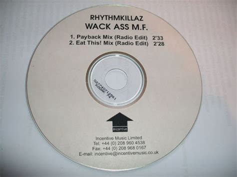 Rhythmkillaz Wack Ass Mf 2001 Cdr Discogs