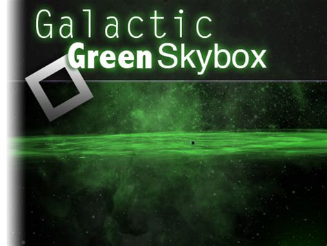 Galactic Green Skybox 2d Sky Unity Asset Store