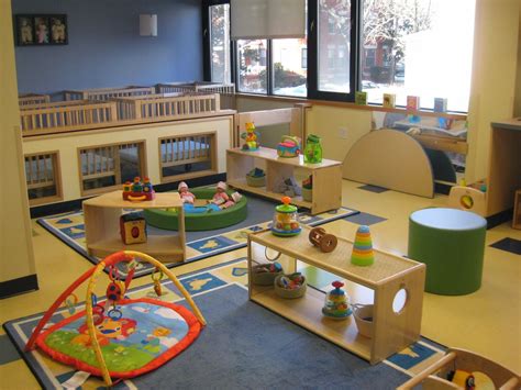 view panels into infant nap area | Bright Horizons Brookline, MA | Infant room daycare, Infant 